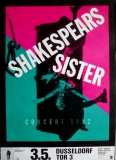 SHAKESPEARS SISTER - 1992 - Live In Concert Tour - Poster - Dsseldorf