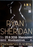 SHERIDAN, RYAN - 2016 - Plakat - Live In Concert - 1 x 1 Tour - Poster - Hannover