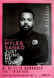 SANKO, MYLES - 2016 - Live in Concert - Just Being Me Tour - Poster - Hannover