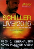 SCHILLER - 2016 - Live In Concert - Future Tour - Poster - Oberhausen