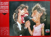 ROLLING STONES - 1990-06-00 - Austellungsplakat - Krger - Poster - Berlin