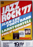 JAZZ ROCK - 1977 - Concert - Jean-Luc Ponty - Larry Coryell - Poster - Dsseldorf