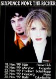 SIXPENCE NONE THE RICHER - 1999 - Tourplakat - In Concert - Tourposter
