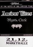ANCIENT RITES - 2001 - Konzertplakat - Mystic Circle - Dim Carcosa - Tourposter