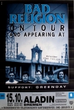 BAD RELIGION - 1998 - In Concert - Green Day - Stranger Tour - Poster - Bremen