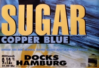 SUGAR - BOB MOULD - 1992 - Hsker D - Copper Blue Tour - Poster - Hamburg