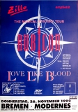 RUBICON - 1992 - In Concert - Fields of the Nephilim Tour - Poster - Bremen