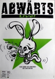 ABWRTS - ABWAERTS - 1991 - Plakat - In Concert - Comic Krieg Tour - Poster