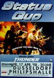 STATUS QUO - 1998 - In Concert - Whatever You Want Tour - Poster - Dsseldorf