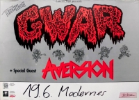 GWAR - 1990 - Plakat - Scumdogs of the Universe Tour - Poster - Bremen