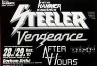 STEELER - 1987 - Plakat - Vengeance - In Concert - Tourposter - Bochum