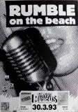 RUMBLE ON THE BEACH - 1993 - In Concert - Randale.... Tour - Poster - Bremen