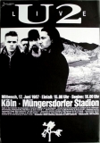 U2 - U 2 - 1987 - Konzertplakat - Concert - Joshua Tree - Tourposter - Kln
