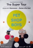 PET SHOP BOYS - 2017 - In Concert - The Super Tour - Poster - Hannover
