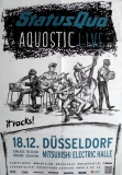 STATUS QUO - 2017 - Live In Concert - Aquostic Tour - Poster - Dsseldorf