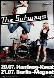 SUBWAYS - 2005 - Live In Concert - Rock n Roll Queen Tour - Poster