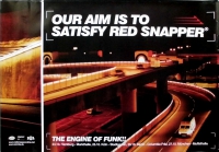 RED SNAPPER - 2000 - Plakat - In Concert - Our Aim Is To Satisfy Tour - Poster