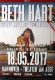 HART, BETH - 2017 - In Concert - Fire on the Floor Tour - Poster - Hannover