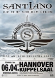 SANTIANO - 2017 - In Concert - Ruhe vor dem Sturm Tour - Poster - Hannover