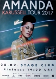 AMANDA - 2017 - Plakat - In Concert - Karussell Tour - Poster - Hamburg