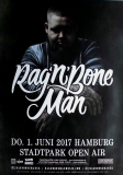 RAG N BONE MAN - 2017 - Plakat - Live In Concert Tour - Poster - Hamburg