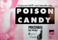 POISON CANDY - 1989 - Plakat - In Concert Tour - Poster - Hamburg