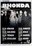 RHONDA - 2017 - Plakat - Live In Concert - Wire Tour - Poster