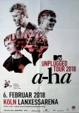 A-HA - 2018 - Plakat - In Concert - Unplugged Tour - Poster - Köln A