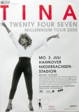 TURNER, TINA - 2000 - In Concert - Twenty Four Seven Tour - Poster - Hannover