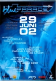 BLUE PARADE - 2002 - Plakat - Electro - Fuldner - Pooley - Tonka - Wink - Poster