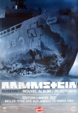 RAMMSTEIN - 2005 - Promotion - Plakat - Rosenrot - Poster - Frankreich