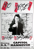 REISER, RIO - 1992 - Plakat - Concert - Durch die Wand Tour - Poster - Hannover