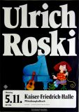 ROSKI, ULRICH - 1974 - Konzertplakat - Concert - Poster - Mnchengladbach