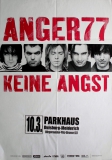 ANGER 77 - 2000 - Live In Concert - Keine Angst Tour - Poster - Duisburg