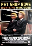 PET SHOP BOYS - 2000 - In Concert - Night Life Tour - Poster - Dortmund