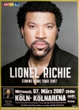 RICHIE, LIONEL - COMMODORES - 2007 - In Concert Tour - Poster - Kln