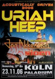 URIAH HEEP - 2006 - Live In Concert - Acoustically Driven Tour - Poster - Kln