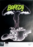 BORED - 1989 - Plakat - In Concert - Punk - Negative Waves Tour - Poster