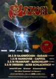 SAXON - 2018 - Tourplakat - In Concert - Thunderbolt Tour - Poster