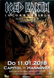 ICED EARTH - 2018 - Plakat - In Concert - World Tour - Poster - Hannover