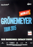 GRNEMEYER, HERBERT - 2015 - Concert - Dauernd Jetzt Tour - Poster - Braunschweig