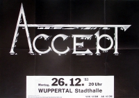 ACCEPT - 1983 - Konzertplakat - Balls to the Wall - Tourposter - Wuppertal