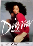 ROSS, DIANA - 1982 - Konzertplakat - Who Do Fools - Tourposter - Essen - GF