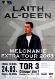 AL-DEEN, LAITH - 2003 - In Concert - Melomanie Tour - Poster - Dsseldorf