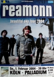 REAMONN - 2004 - Live In Concert - Beautiful Sky Tour - Poster - Kln