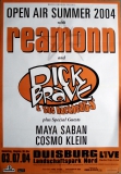REAMONN - 2004 - Dick Brave - Live In Concert Tour - Poster - Duisburg - B