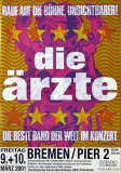 RZTE - AERZTE - 2001 - In Concert - Rauf auf die Bhne Tour - Poster - Bremen