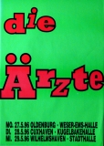 RZTE, DIE - AERZTE - 1996 - Live In Concert - Planet Punk Tour - Poster