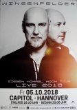 WINGENFELDER - FURY IN THE - 2018 - Plakat - Concert - Poster - Hannover