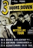 3 DOORS DOWN - 2000 - Live In Concert - Better Life Tour - Poster - G***